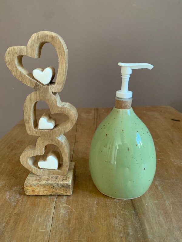 Distributeur de savon vert