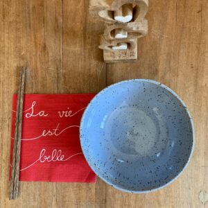 Bol à ramen bleu clair