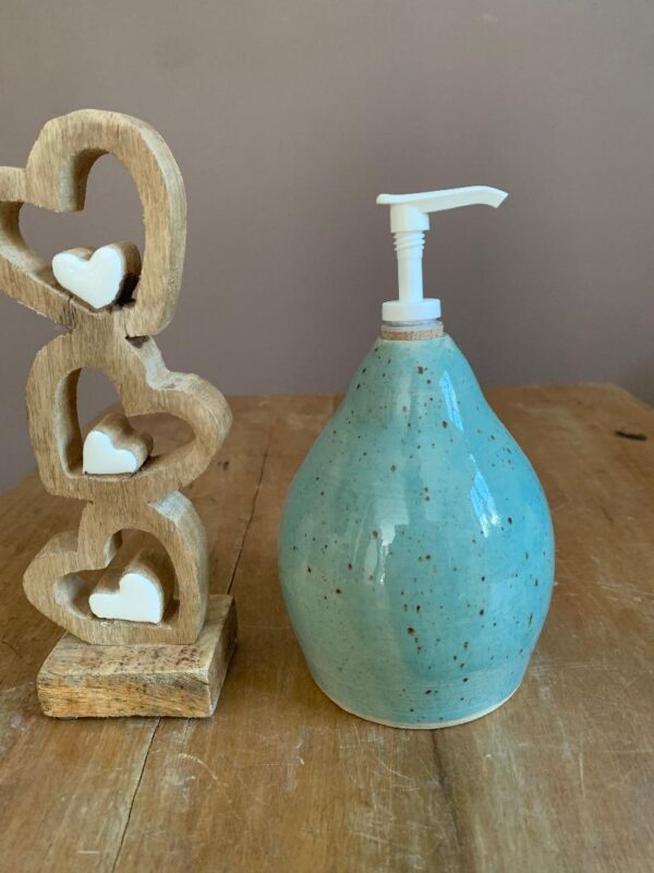 Distributeur de savon turquoise