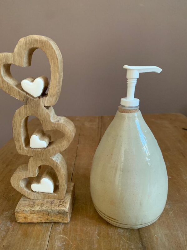 Distributeur de savon bicolore