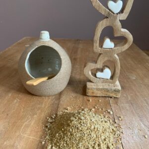 Boule à sel beige
